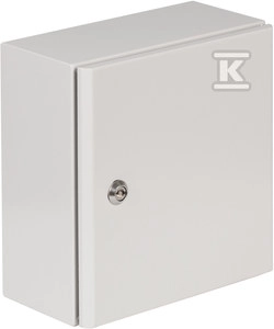 Hermetic enclosure with mounting plate IP65