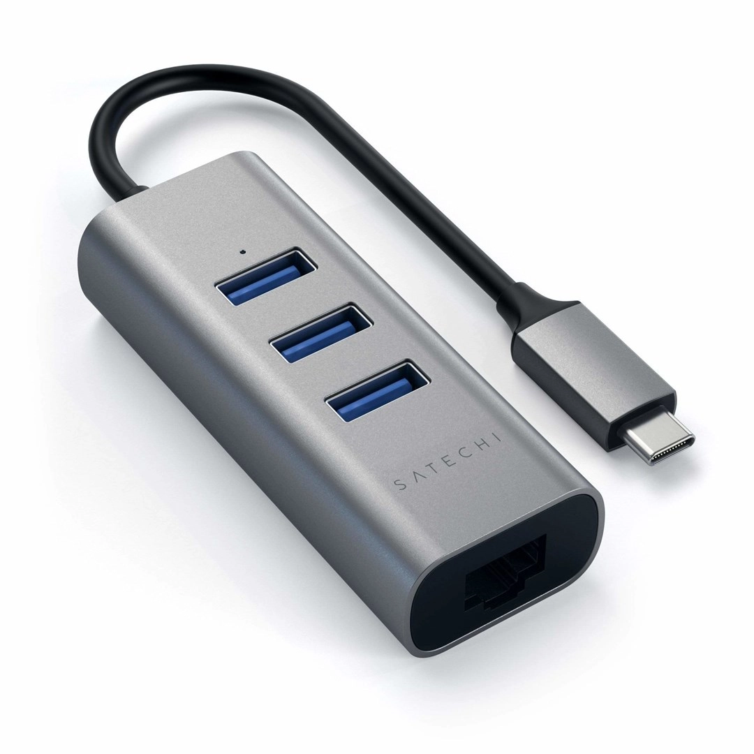 Satechi Hub USB-C 4w1  3x USB-A