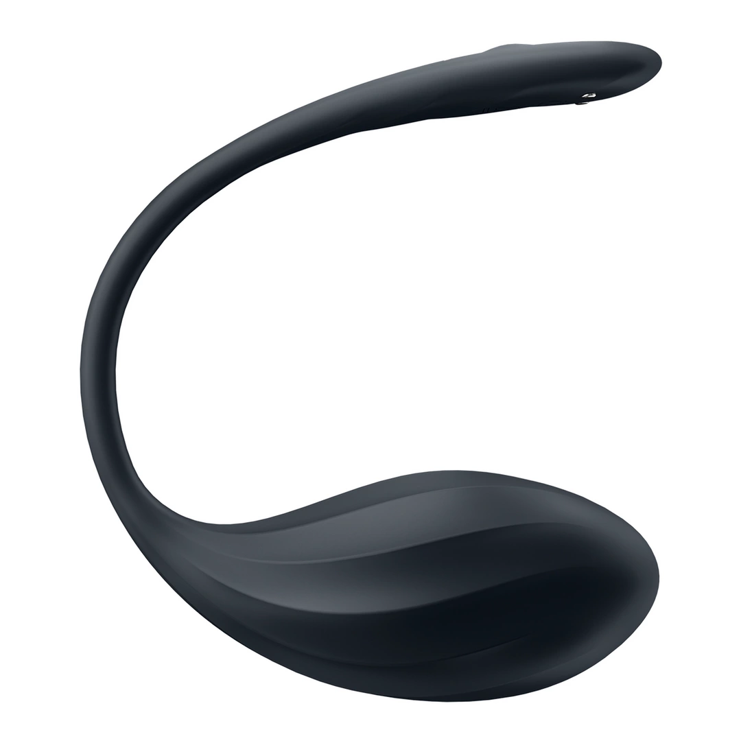 SATISFYER_Ribbed Petal vibrating egg Black 14763716