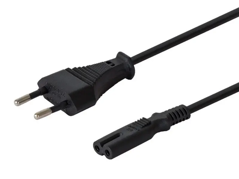 Kabel zasilający ósemka 2pin 1 2m