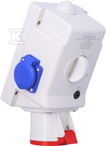 GN.Z WYL.L-0-P 32A/5P/2X230V IP44