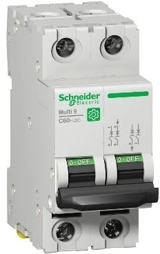 Circuit breaker 2P C 6A DC