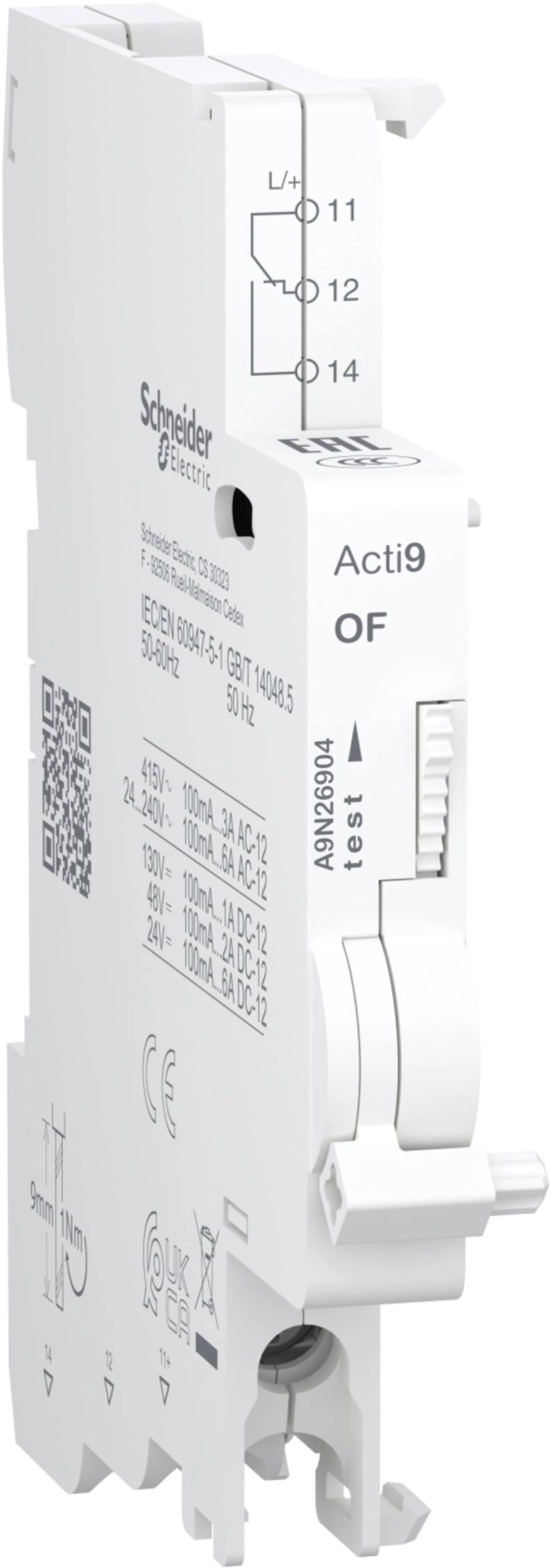 Acti9 OF auxiliary contact 1 alternating