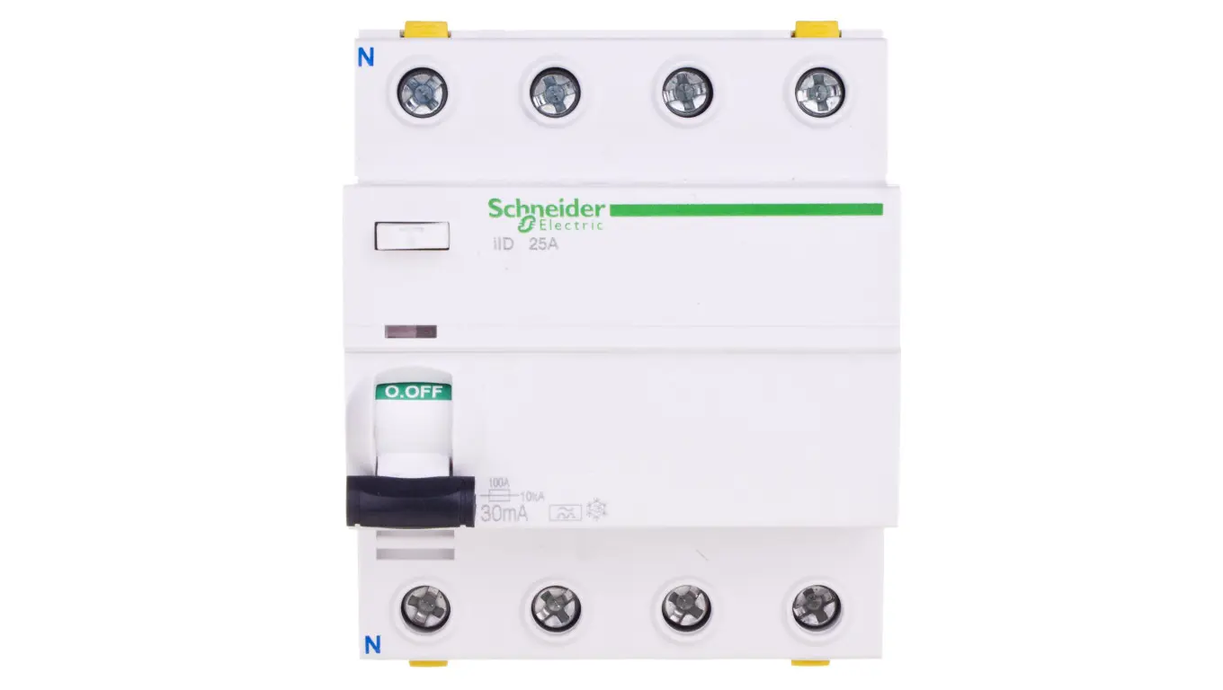 Schneider Differential switch 4P 25A 0