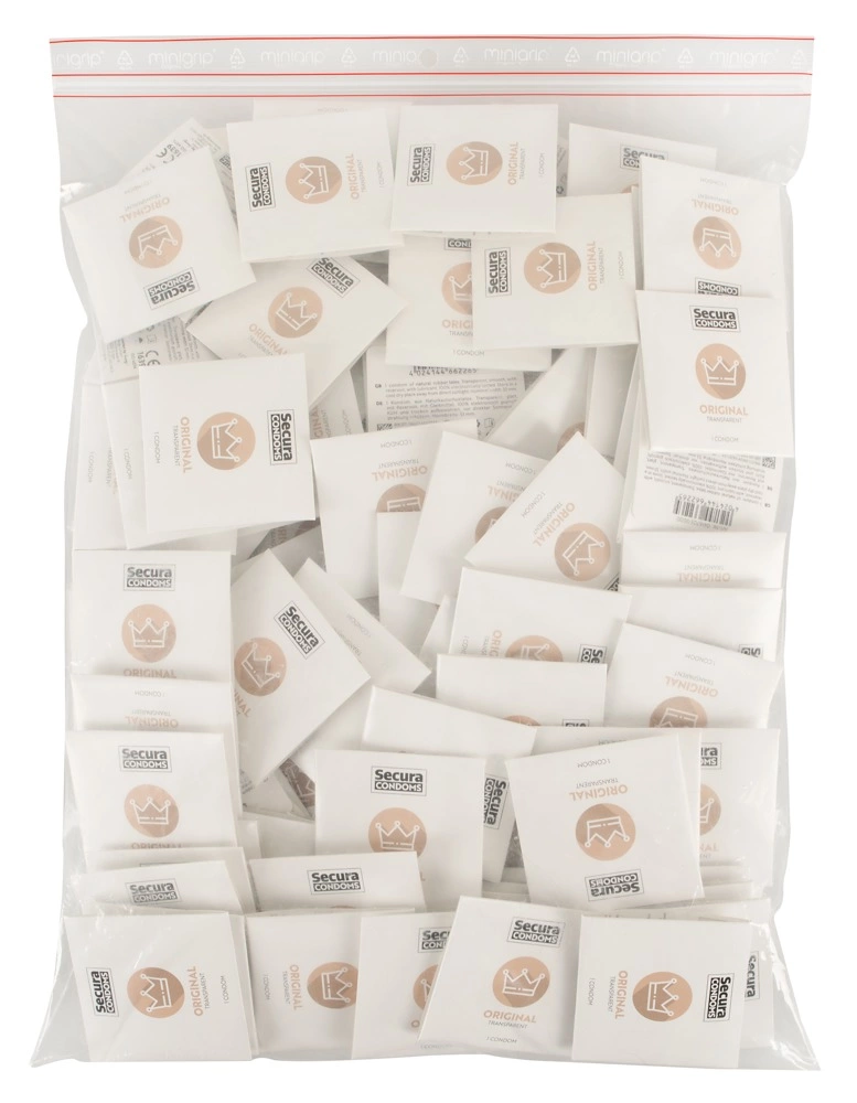 Secura Original 100 Pack Transparent Latex