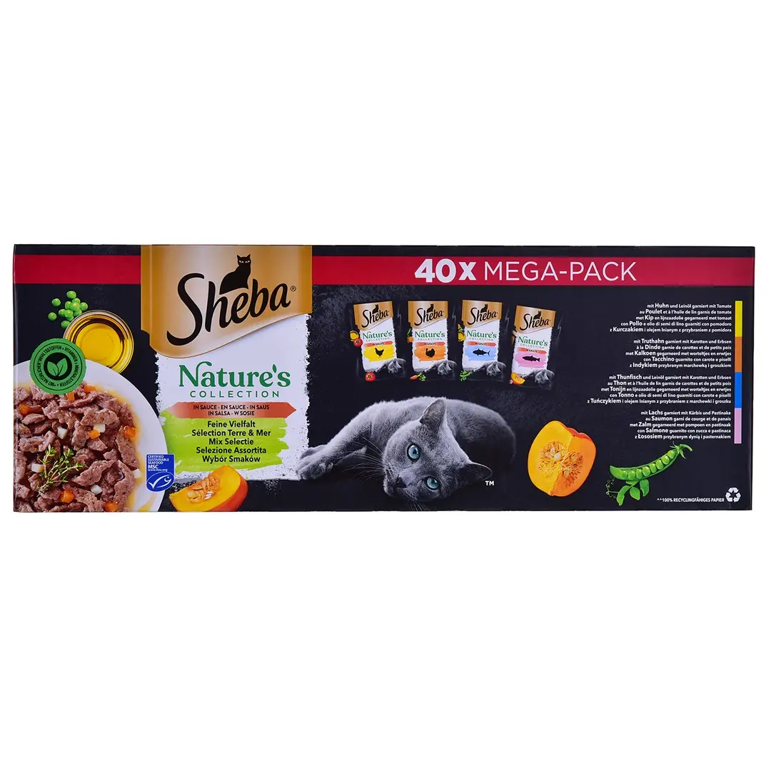 SHEBA Nature`s wet food for cats