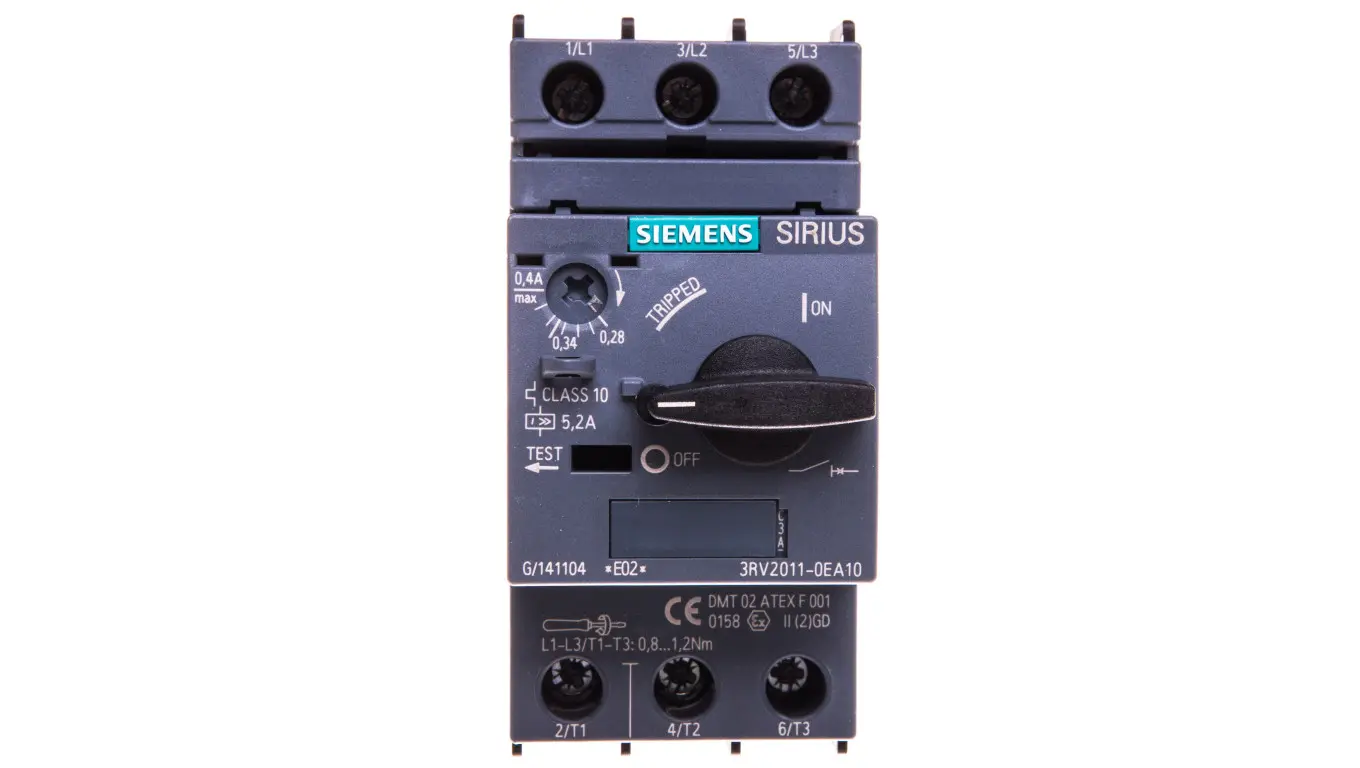 Motor switch 3P 0.09kW 0