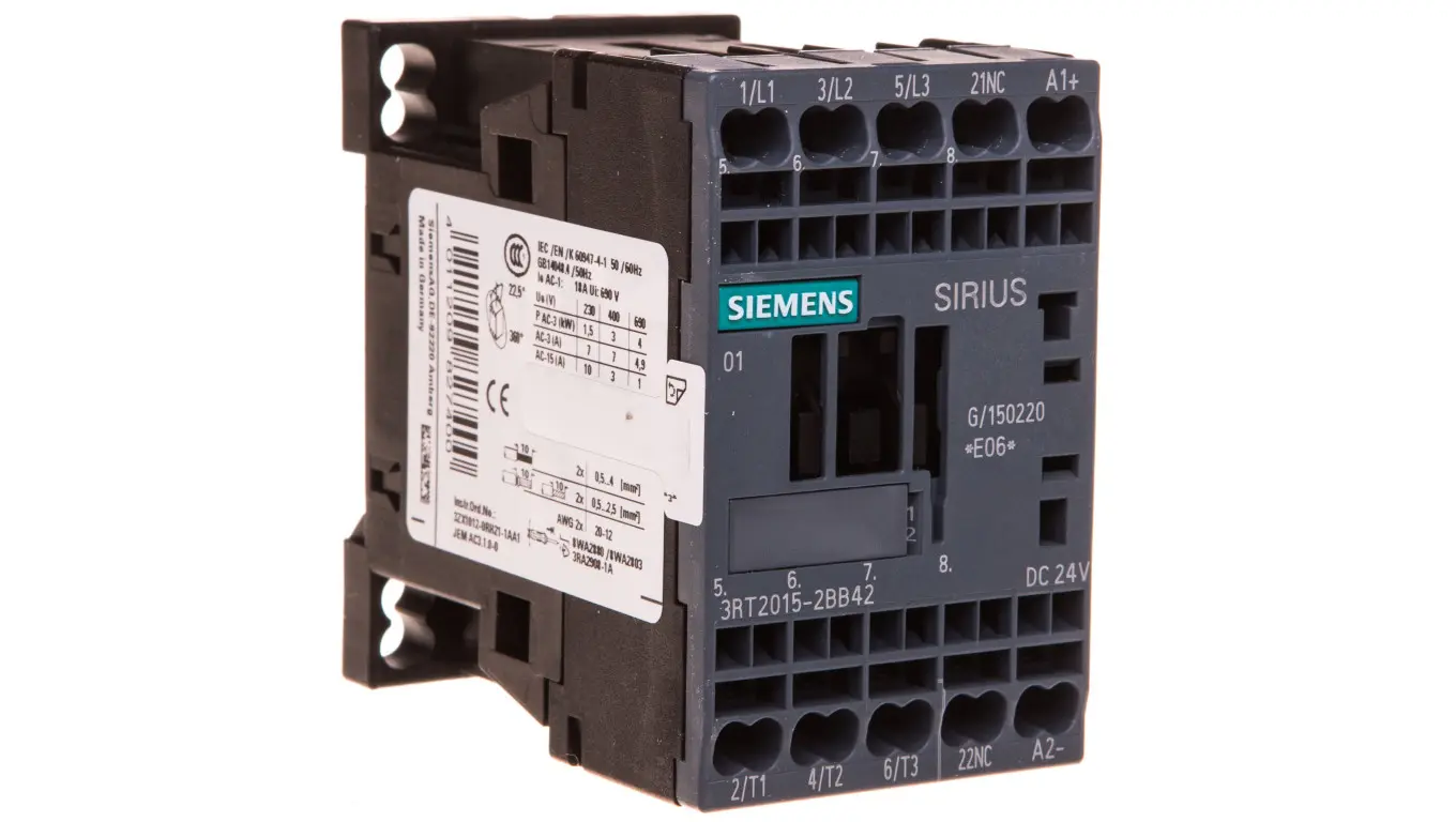 Siemens SIRIUS 3RT Size S00  3RT2