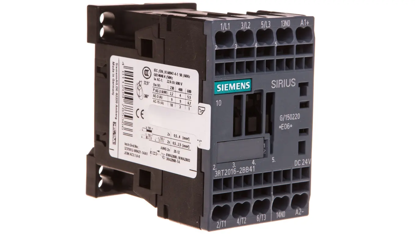 Siemens SIRIUS 3RT Size S00  3RT2