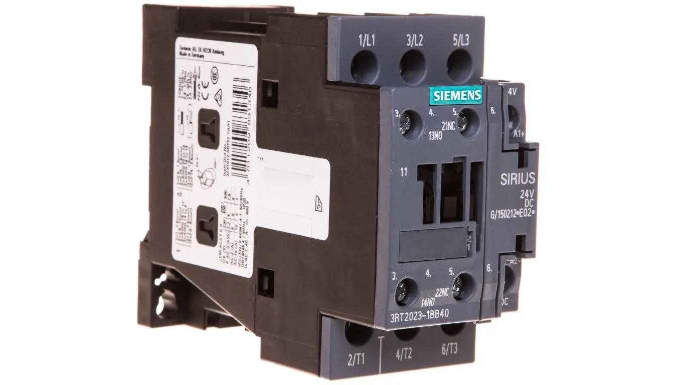 Siemens Power contactor 9A 3P 24V