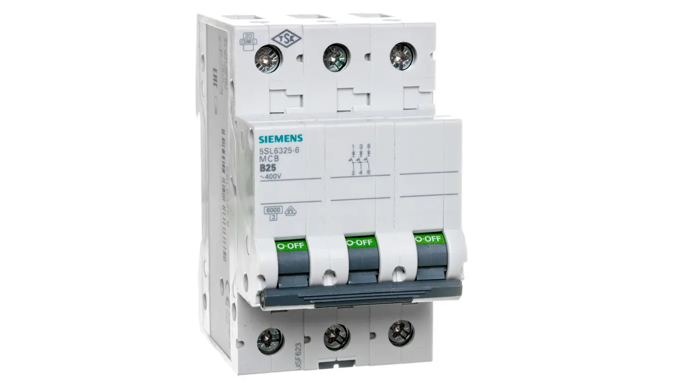Siemens SENTRON 5SL6 MCB 3P 25A