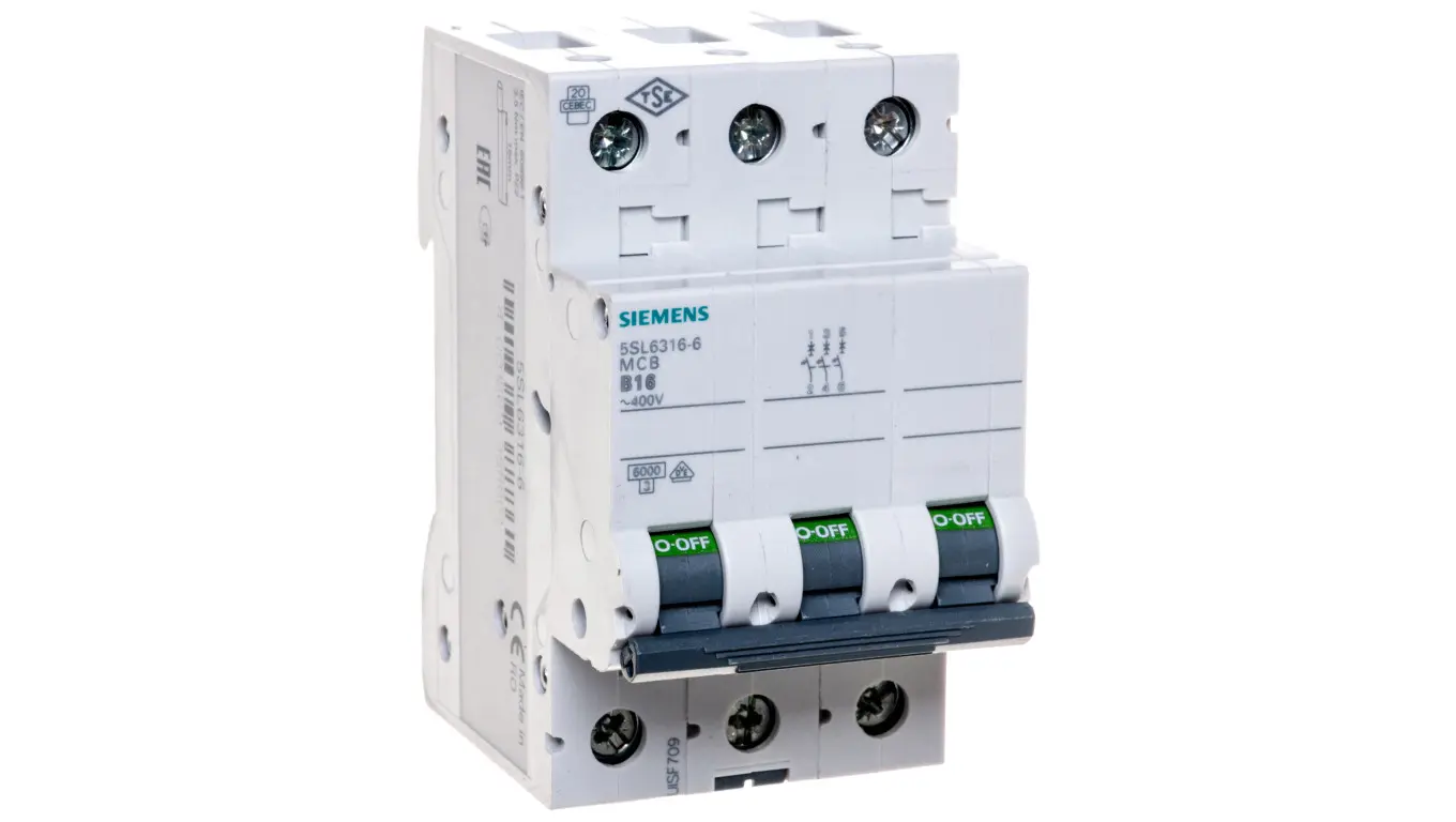 Siemens 5SL6316-6 circuit breaker Miniature circuit
