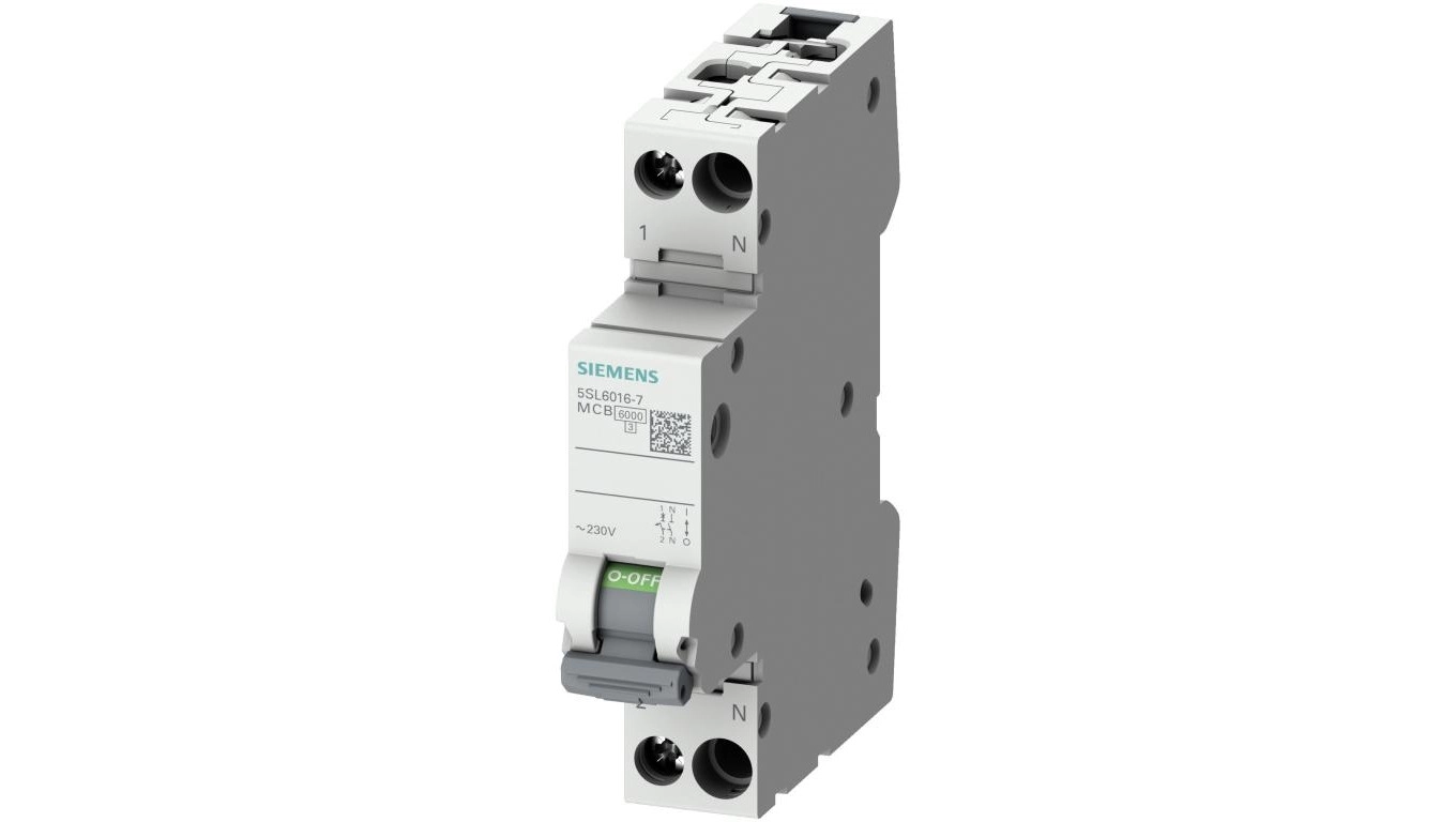 Siemens SENTRON 5SL6 MCB  1P+N  4A