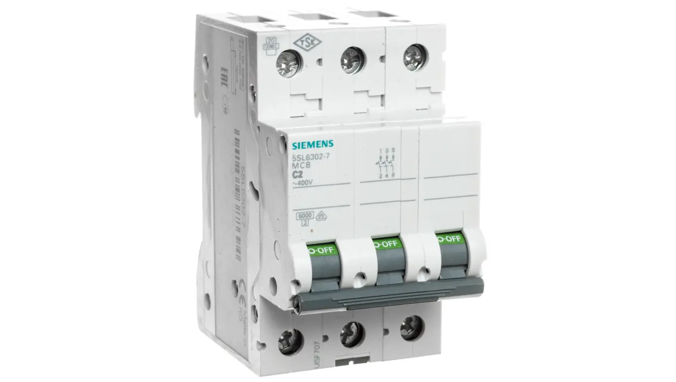 Siemens SENTRON 5SL6 MCB 3P 2A