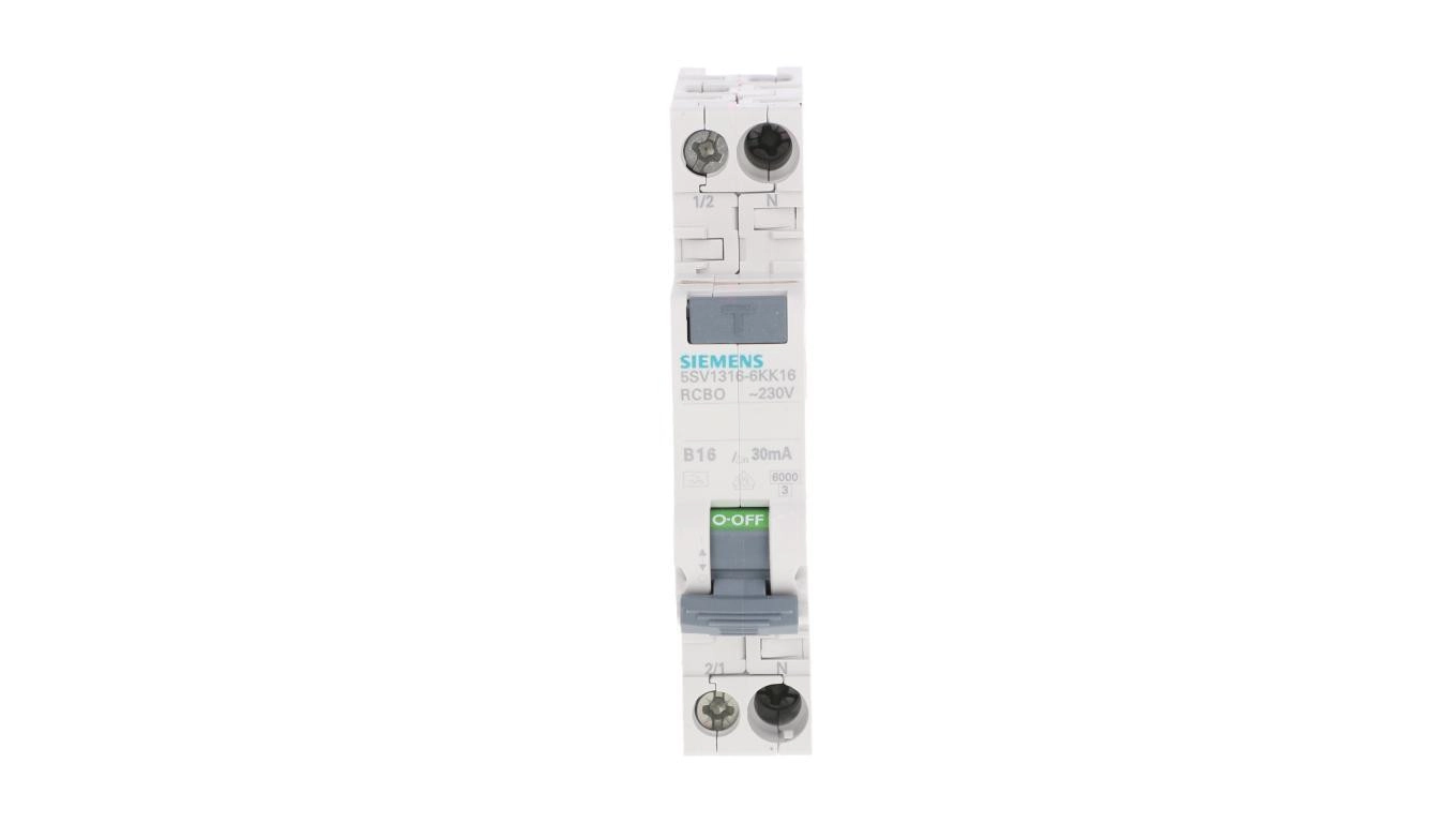 Residual overcurrent circuit breaker 2P B