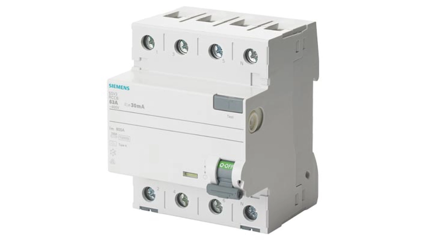 Differential switch 4P 25A 30mA 400V