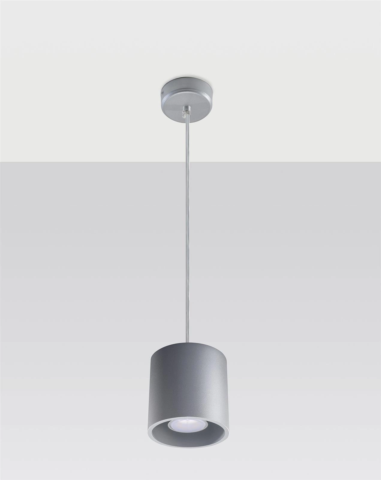 Pendant lamp ORBIS 1 grey 5902622425078