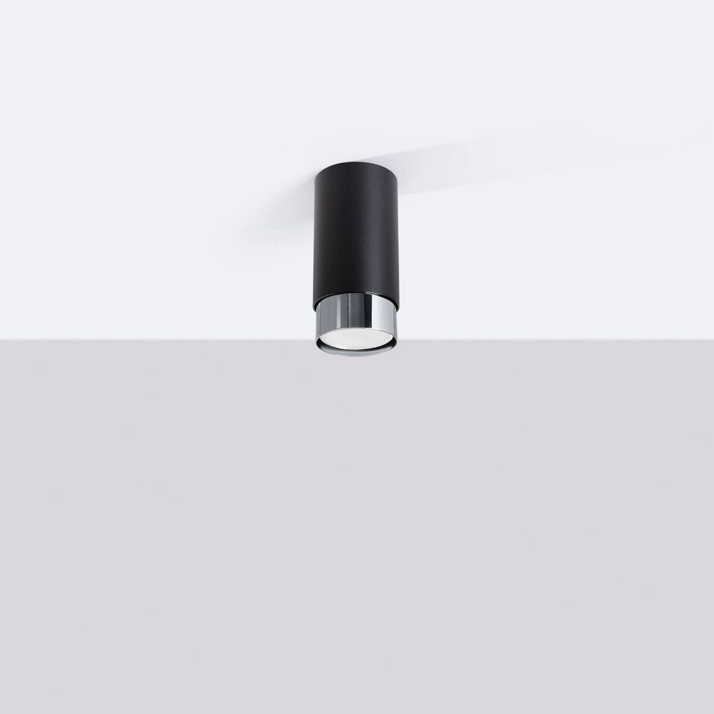 Plafon NERO 12.5 black/chrome 5903282776388
