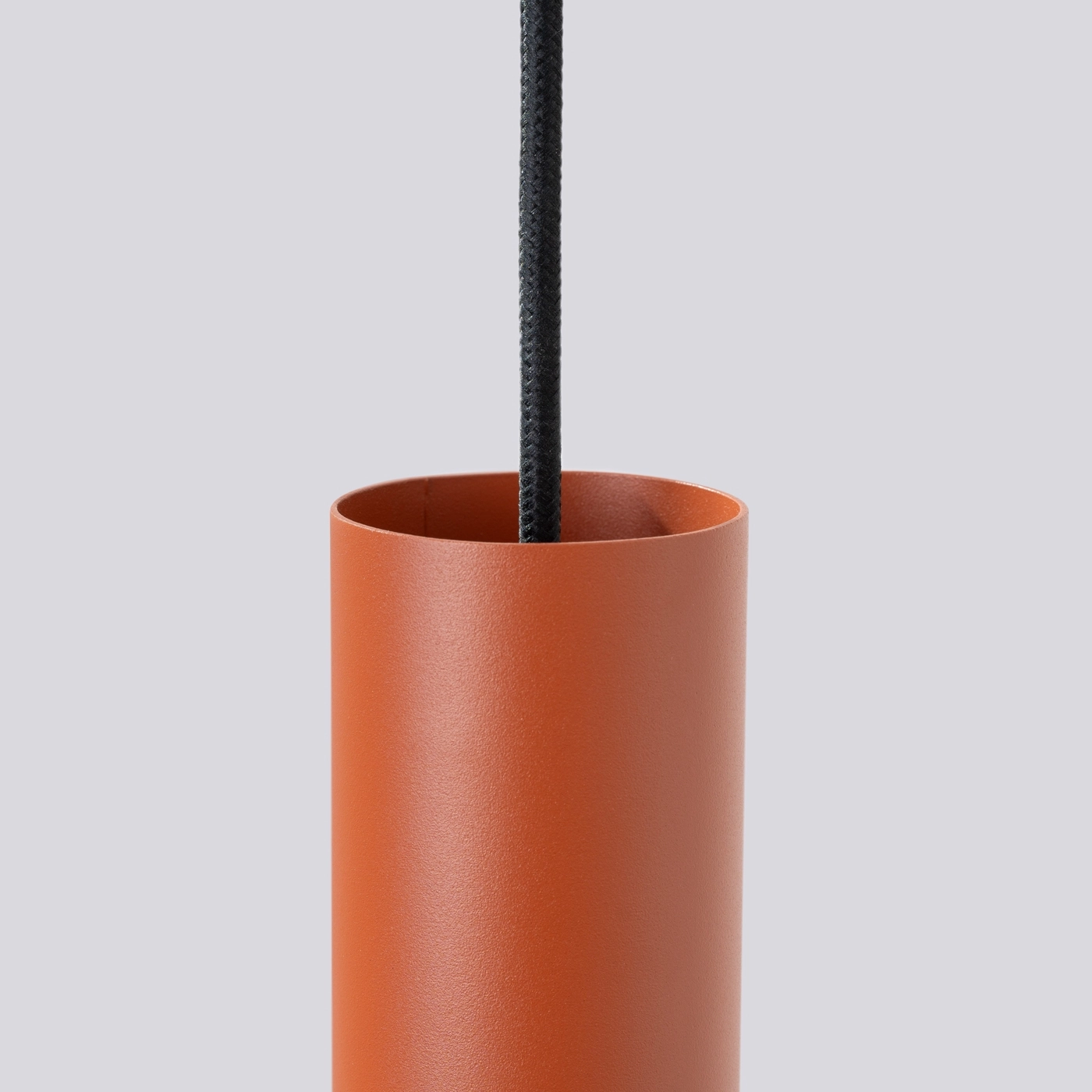 LAGOS 3L ochre red pendant lamp