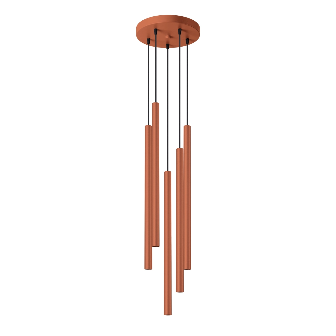 PASTELO 5P hanging lamp ochre red