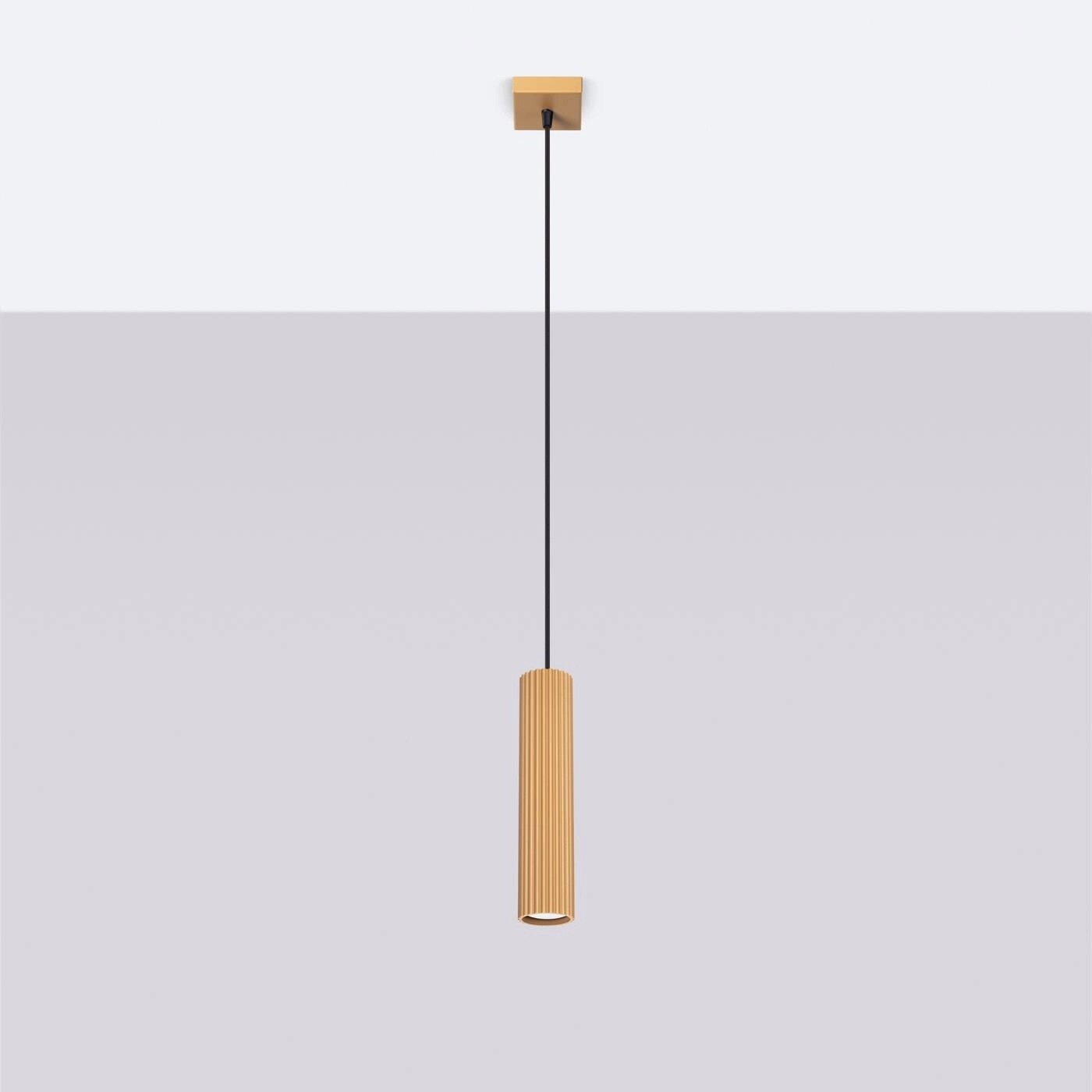 Hanging lamp KARBON 1 złoty 5907073000324