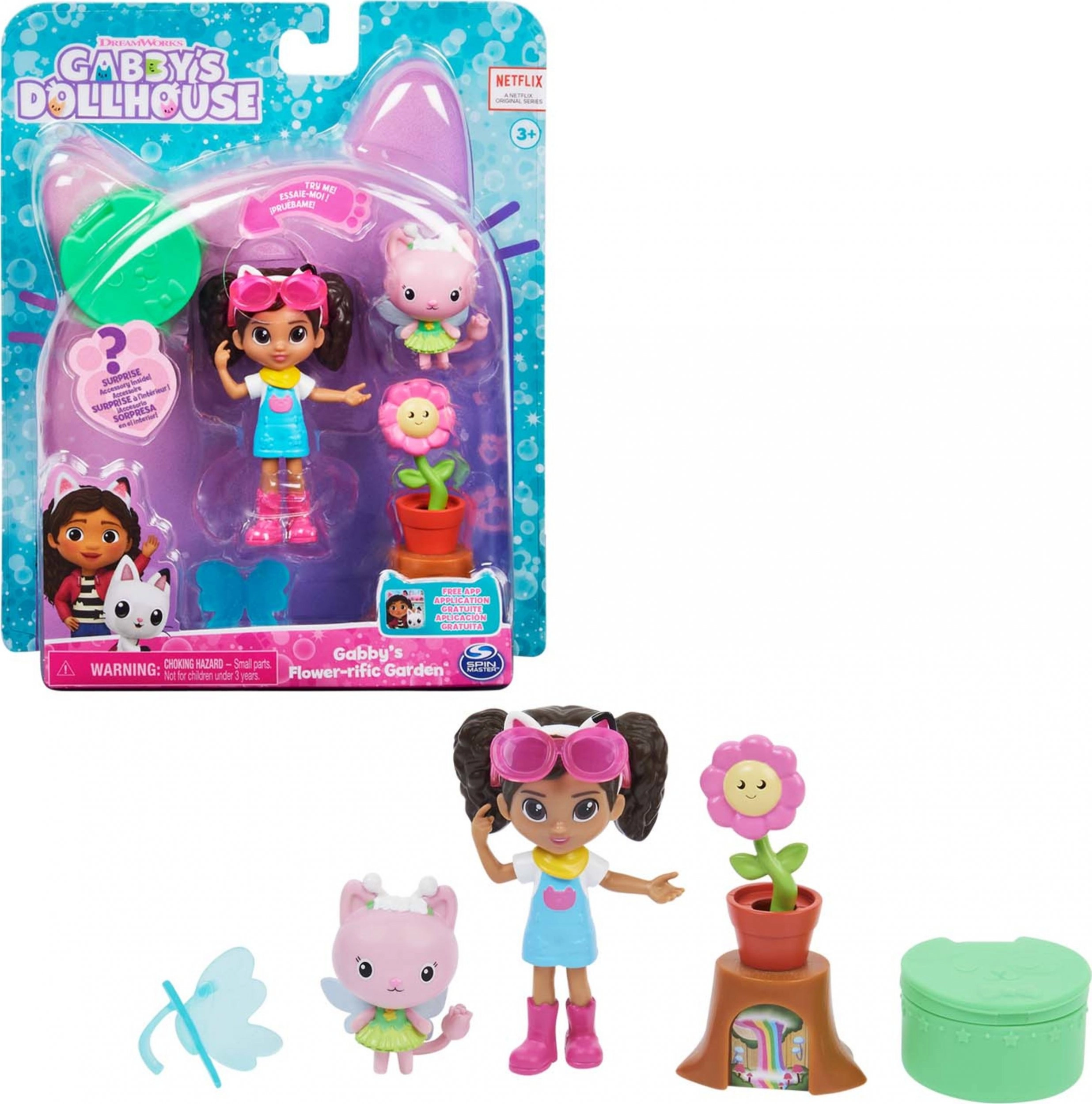 Gabby`s Dollhouse Flower-rific Garden Set with