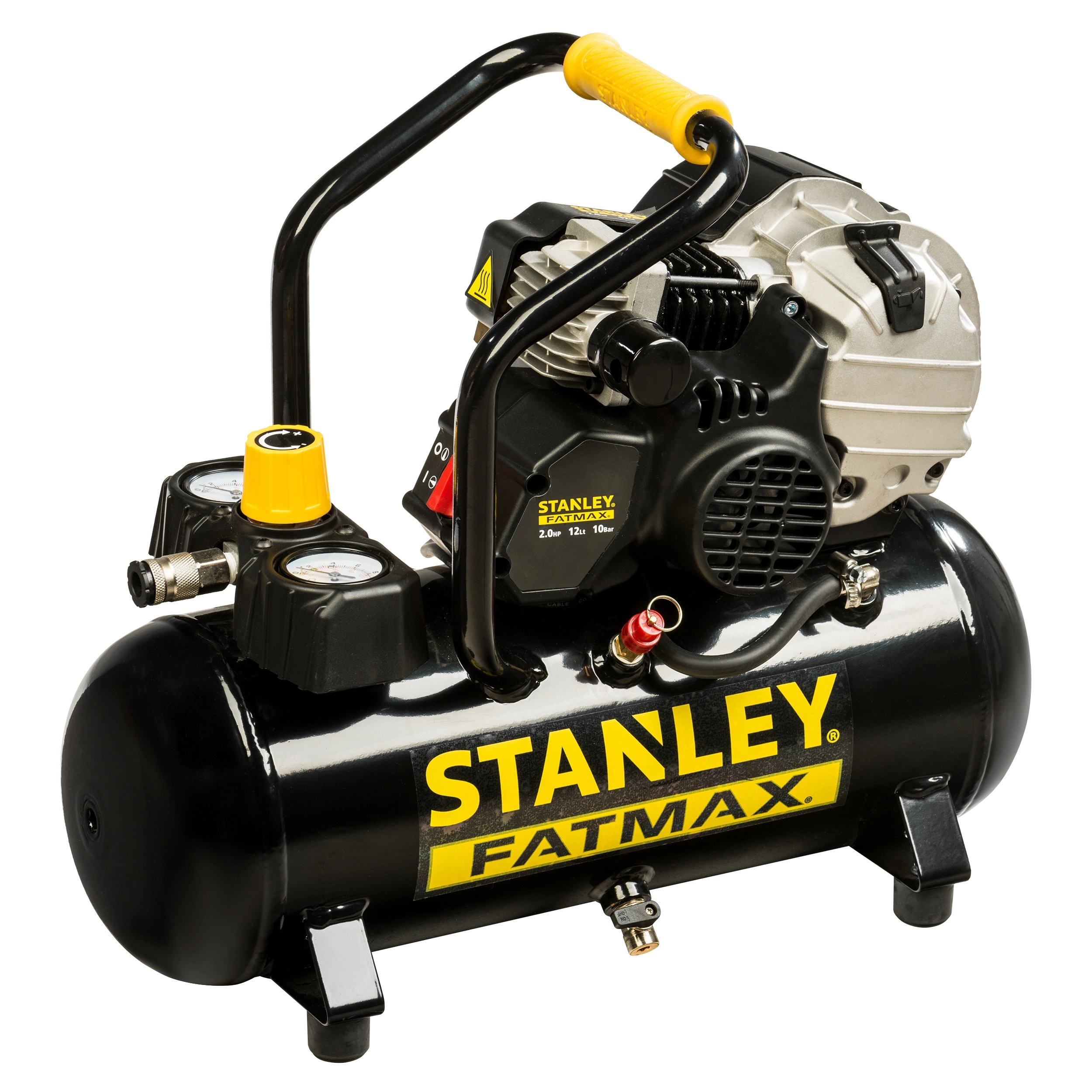 STANLEY HYBRID COMPRESSOR 12L/2KM/10BR FATMAX HYBD404STF509