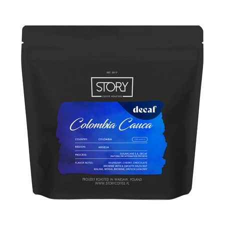 Story Decaf Colombia Cauca coffee beans