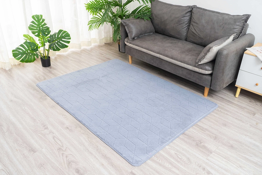Strado Rabbit carpet 80x150 cm silver