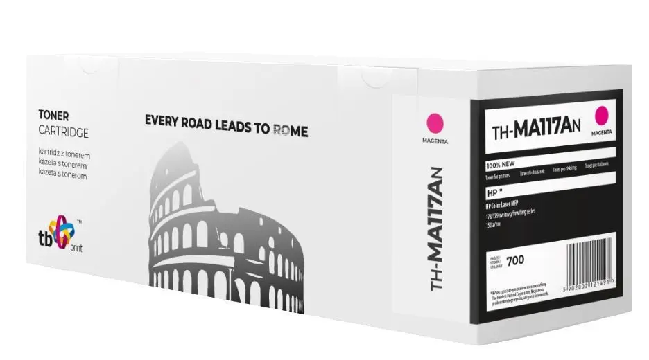 Toner do HP 117A W2073A purpurowy