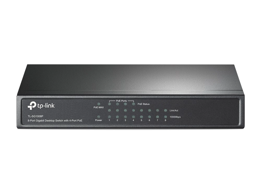 TP-Link TL-SG1008P network switch Unmanaged Gigabit