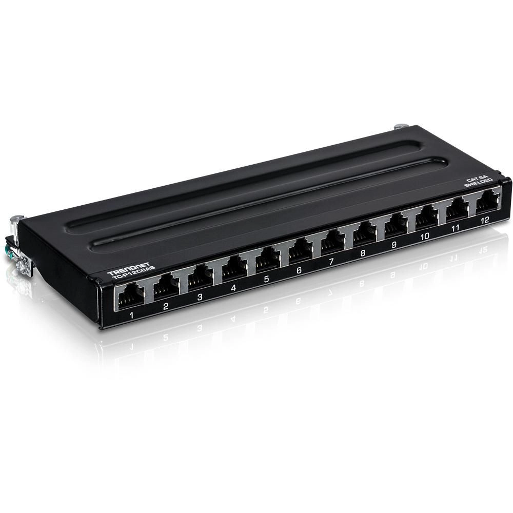 TRENDnet Patchpanel 12-Port Cat6a geschirmt (10"