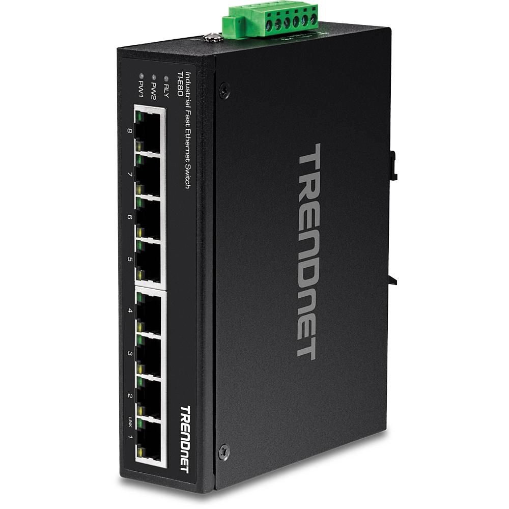 TRENDnet TI-E80 Industrial Fast Ethernet DIN-Rail
