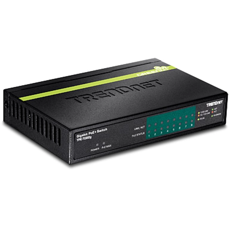 TRENDnet Switch 8 Port Gbit PoE+