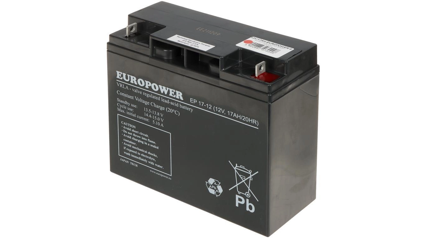 Europower AKUMULATOR 12V/17AH-EUROPOWER-EP 12V/17AH-EUROPOWER-E 15607737 5902887070228