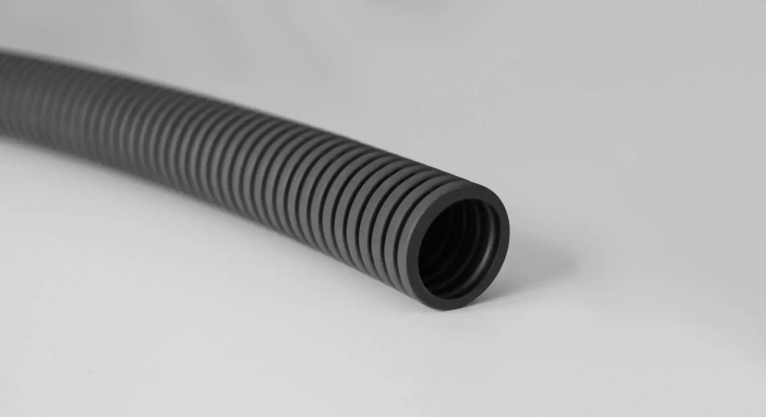 PVC corrugated pipe 750N fi23/18mm grey