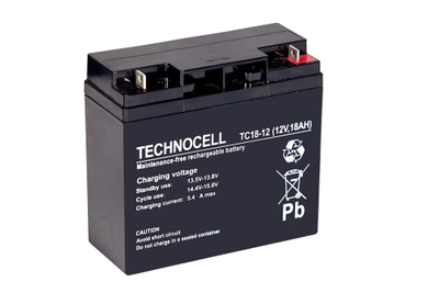 Operated battery AGM 18Ah 12V Technocell