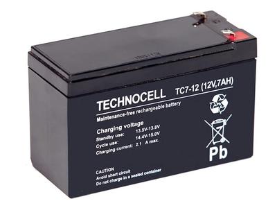AGM 7Ah 12V Technocell TC 7-12