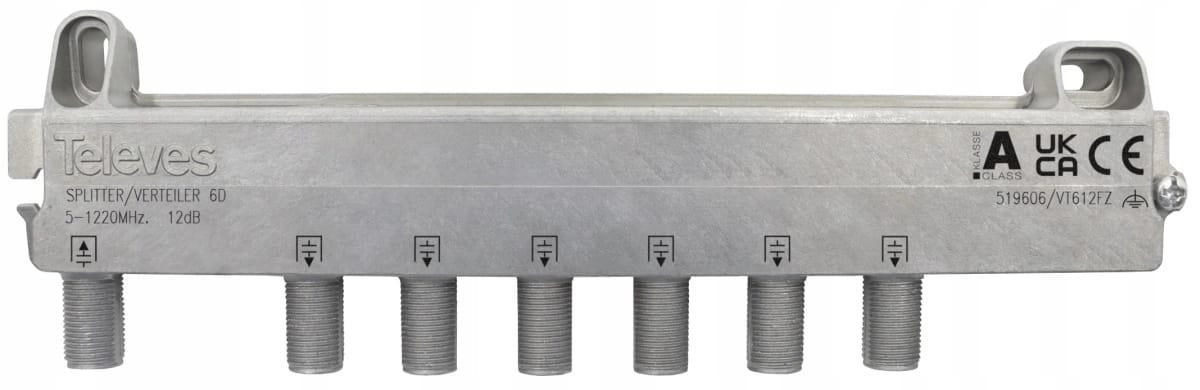 Televes VT612FZ 6-way distributor 5-1218MHz VD