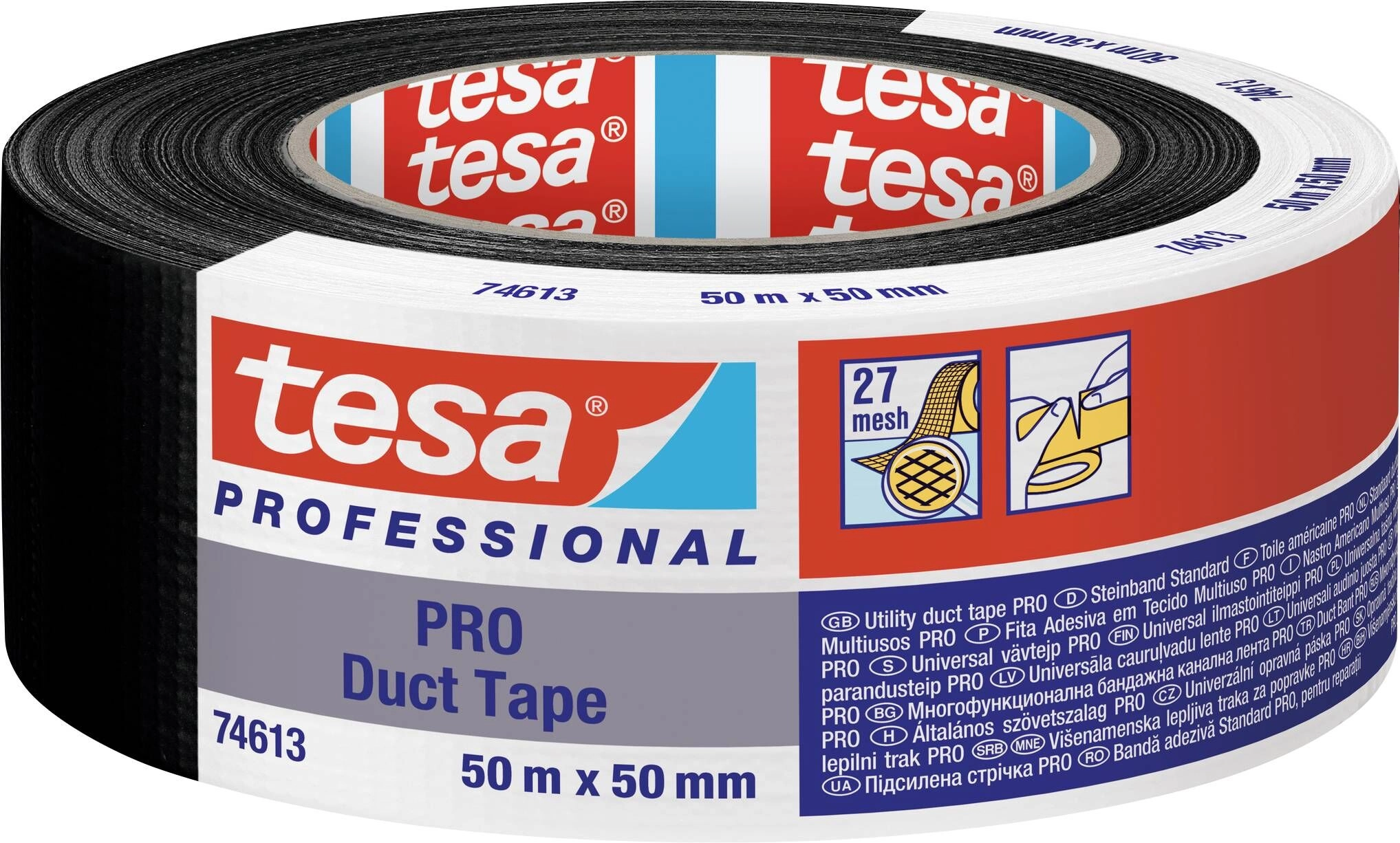 Tesa Duct tape repair tape 50m:50mm