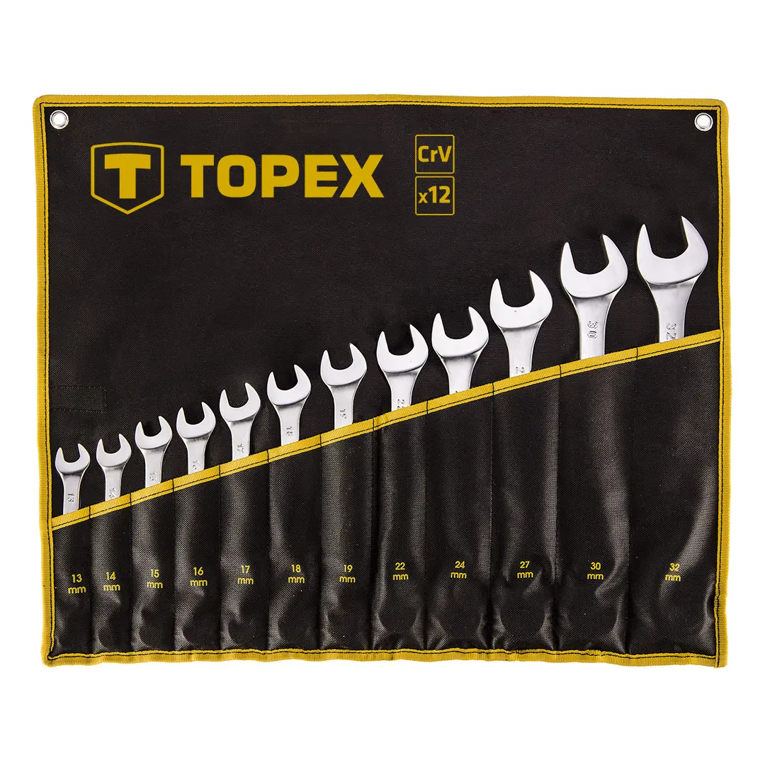 Topex Set of combination wrenches 13-32mm