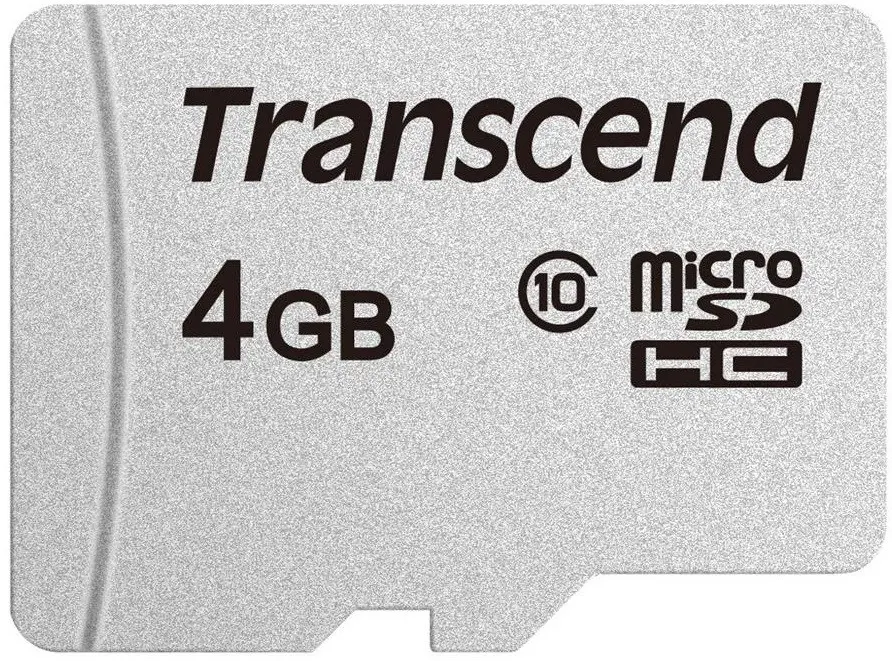 SD microSD Card 4GB Transcend SDHC