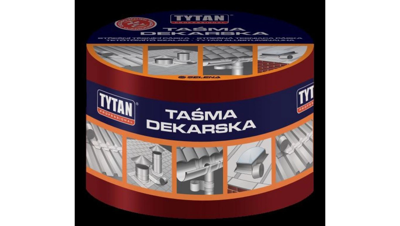 Tytan Taśma uszczelniająca dekarska czerwona 150mm