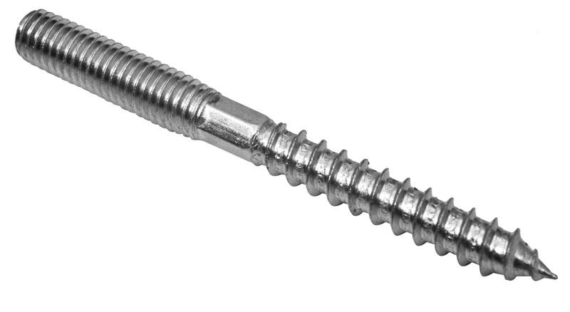GALVANIZED DOUBLE THREAD 10.0*140MM 100PCS