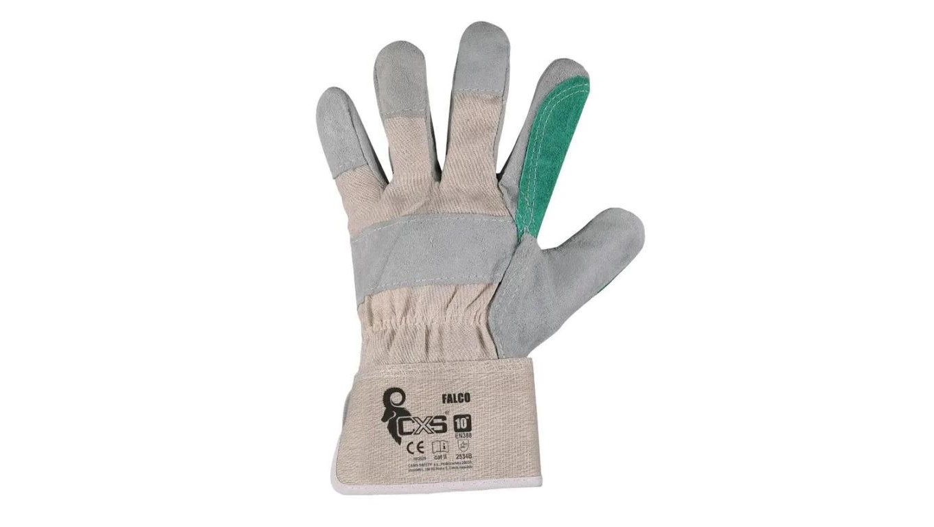 REINFORCED COWHIDE LEATHER GLOVES CXS FALCO