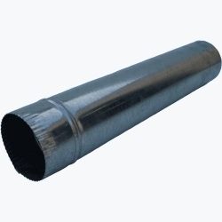 Black furnace tube with sheet metal