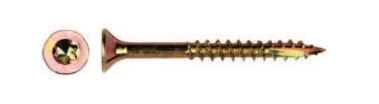WOOD INSERT GALVANIZED YELLOW FOR TORX