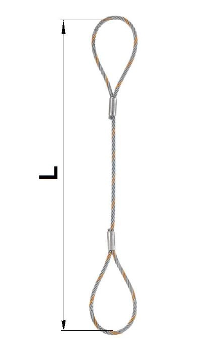 WIRE ROPE SLING TYPE F 12MM