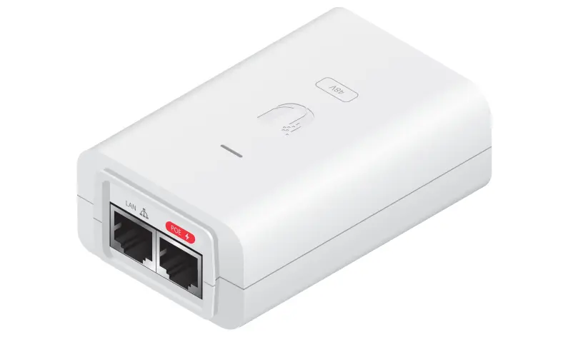Ubiquiti POE Injector 48VDC 24W White
