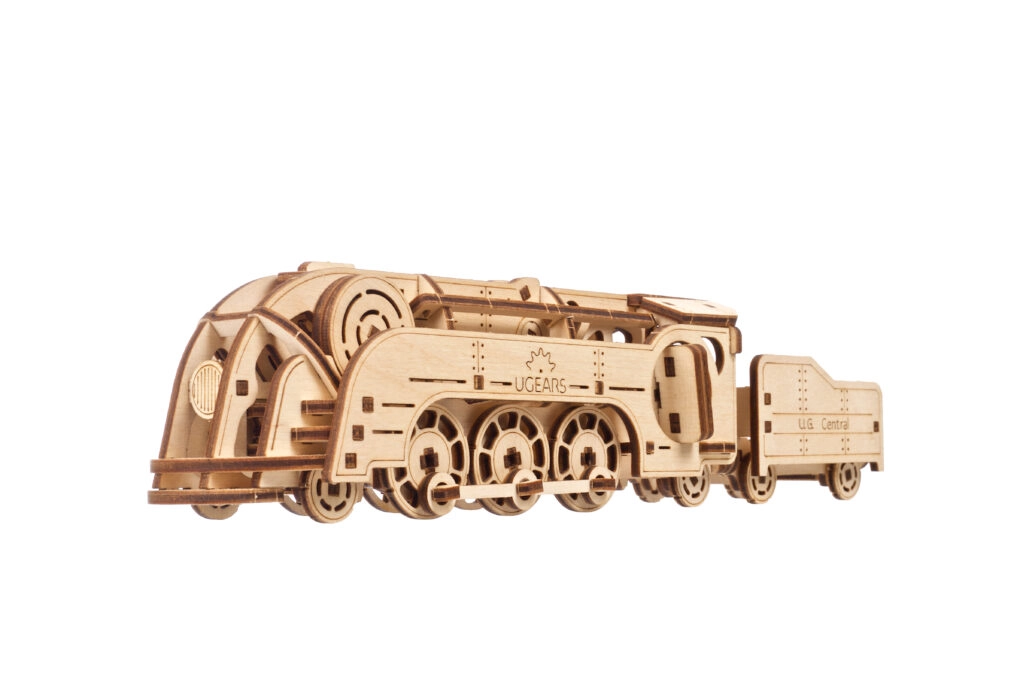 Wooden constructor UGEARS Mini Locomotive 4820184121959